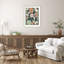 «Vase of Wildflowers» par Incado, impression sur bois encadrée-100672432
