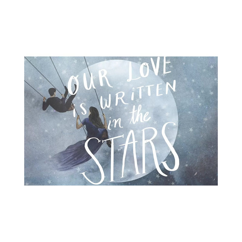 Celestial Love Collection A by Victoria Borges - Wrapped Canvas Print, 66.04 cm H x 45.72 cm W x 3.175 cm D