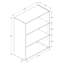 Bibliothèque, bibliothèque, 6 niveaux, H 72 po, bureau, chambre à coucher, stratifié, blanc, transitionnel-282021092-368848647