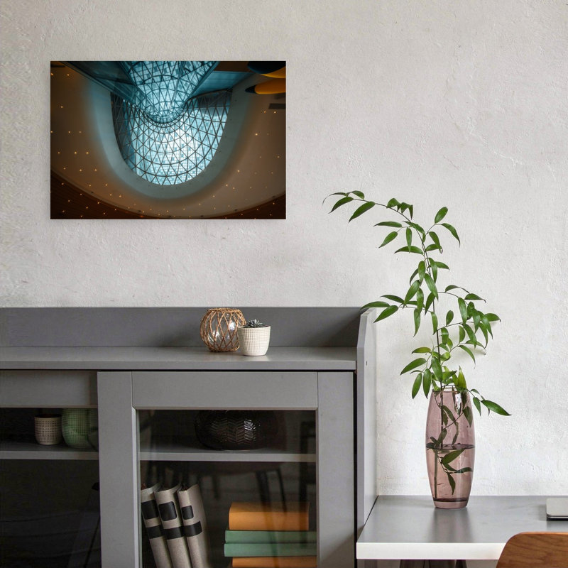 Reproduction d'art géométrique abstraite géométrique, 12" H x 18" W