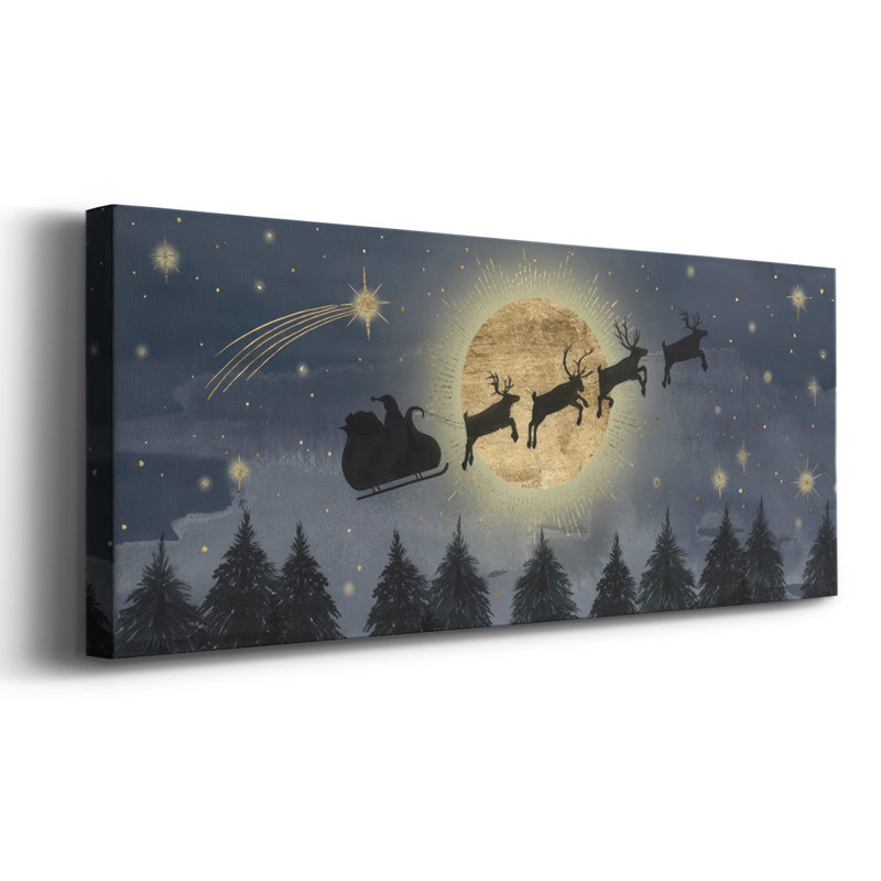 " Santas Ride ", 8" H x 20" W x 1.5" D