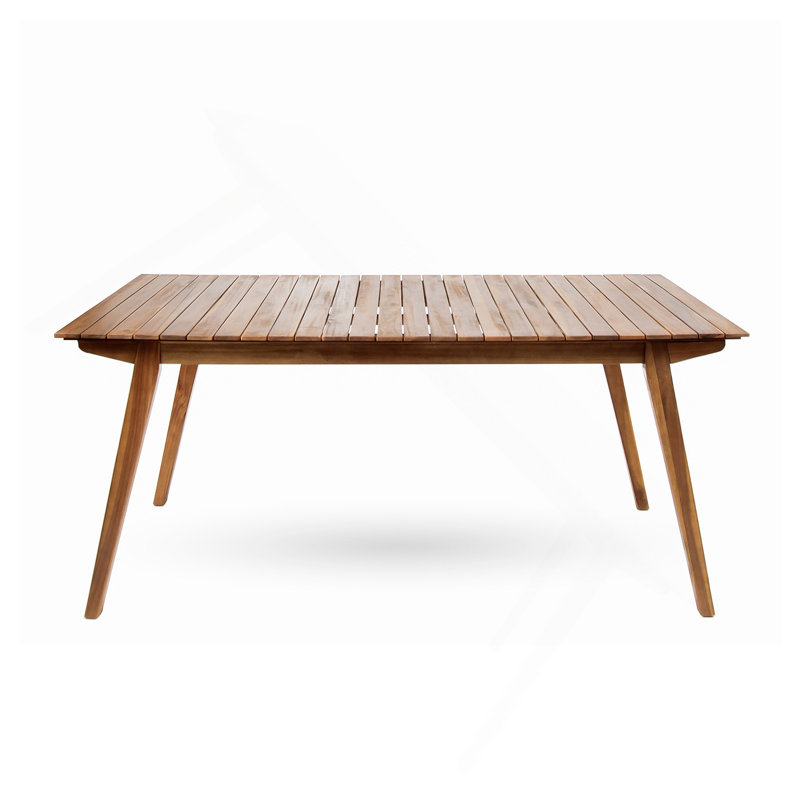 Outdoor 69" Solid Wood Dining Table