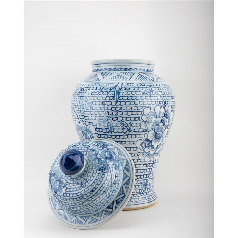 Handmade Porcelain Ginger Jar
