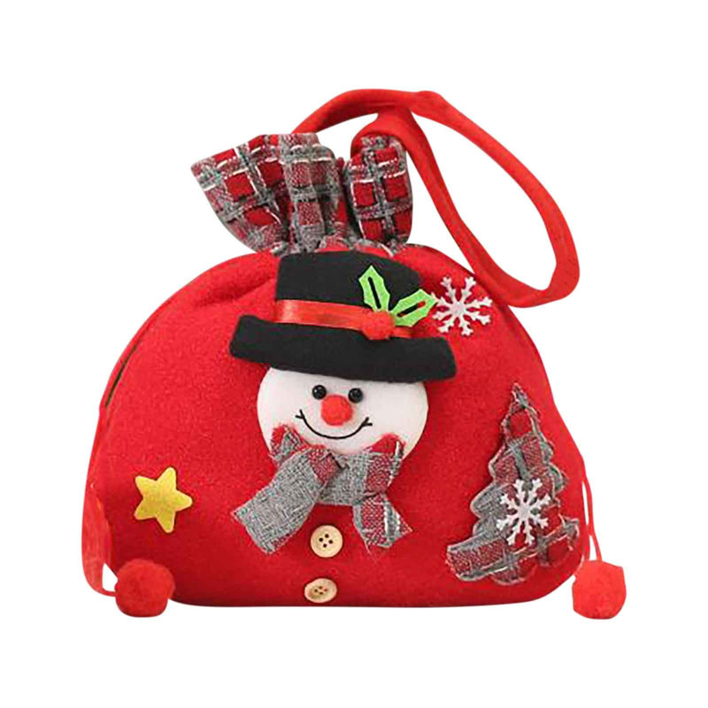 2pc Christmas Decorations Christmas Eve Gift Bag Sac pour enfant, B