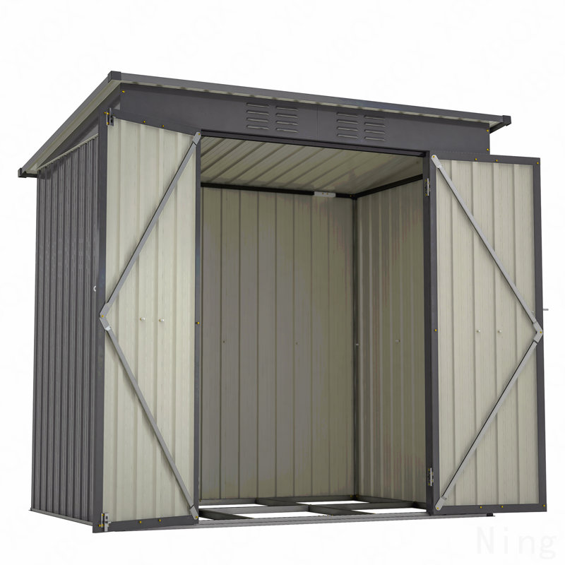 6 X 4 Ft Outdoor Storage Shed, All Weather Tool Shed