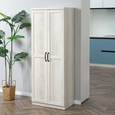 Pantry Cabinet With Adjustable Shelves, Doors
