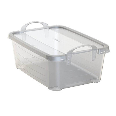 Ensemble de bacs de rangement empilables en plastique 14 pte