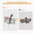 Win Stellar 38 in. W x 80 in. H Low-Gloss Accordion Door with Knob / Lever