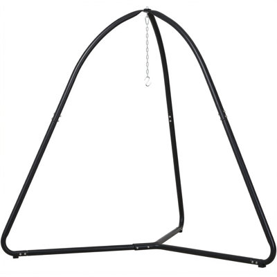 Tripod Hanging Chair Stand--Swing Not Included, Black