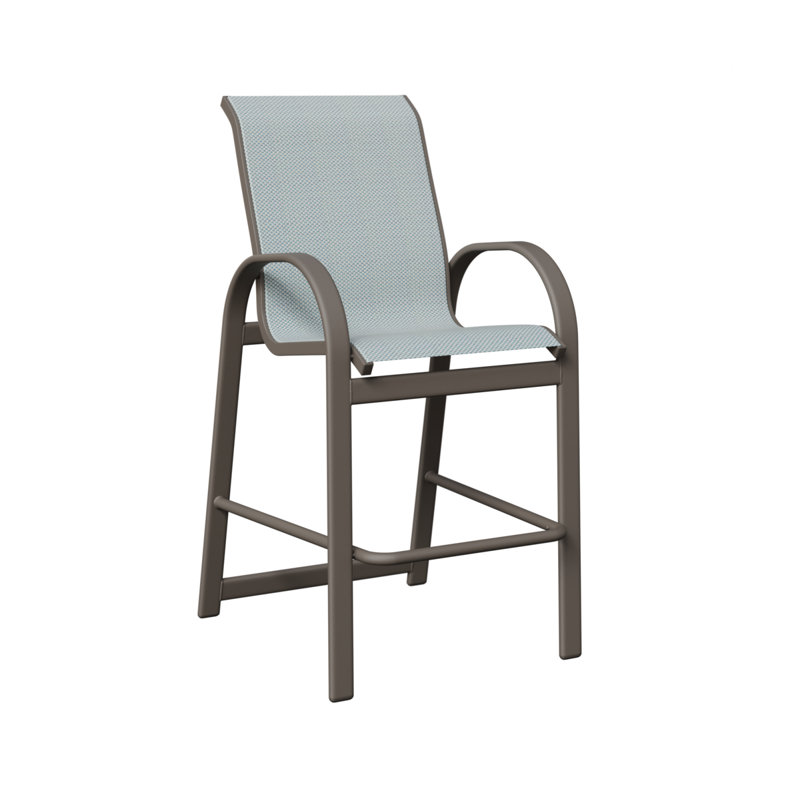 Fauteuil de bar berlinois Berlin Gardens, Interlock Calypso, Graphite