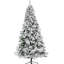 Arbre de Noël artificiel pin floqué-577171468