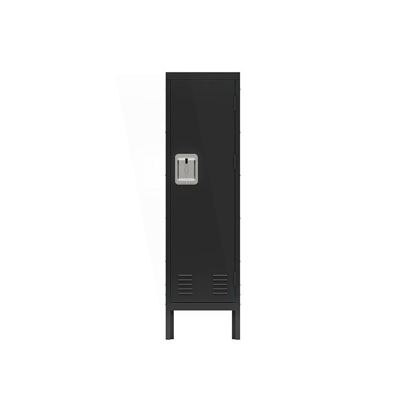 Armoire de rangement moderne 1 porte, Noir, noir, noir, noir