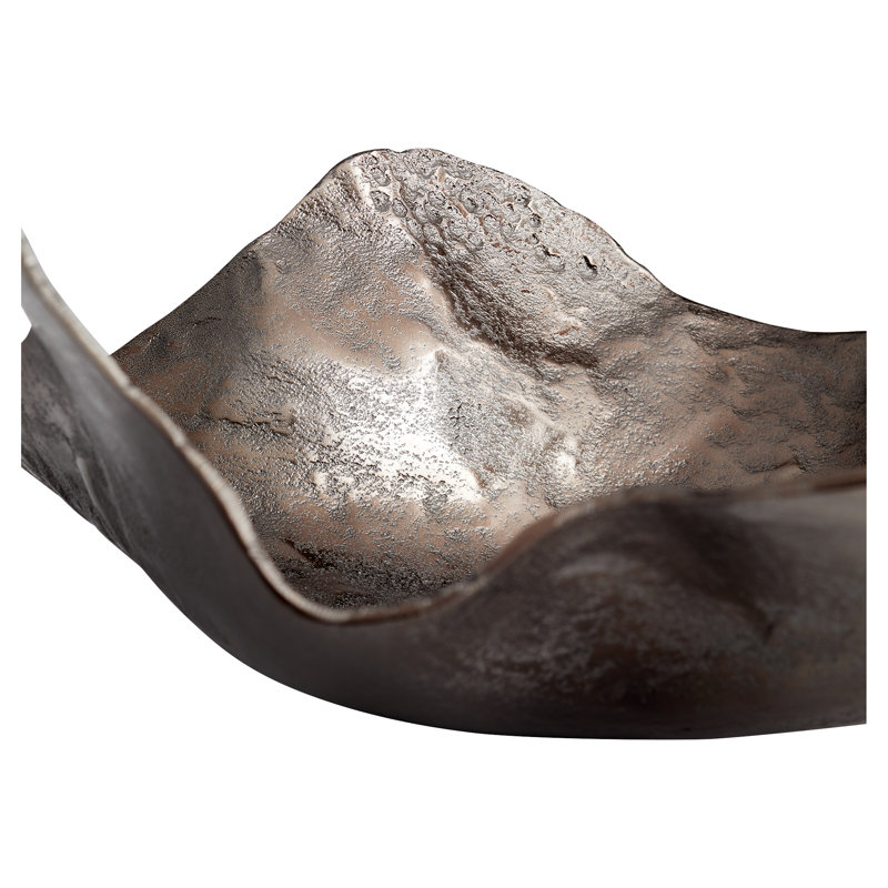 Bauhaus Aluminum Tray, 5.5" H x 15.75" W x 15.75" D