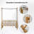 Pinellas 53'' Metal Outdoor Canopy Loveseat with Cushions