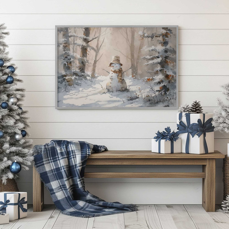 «Frosty Morning», reproduction d'art, Érable américain, 11 po x 14 po