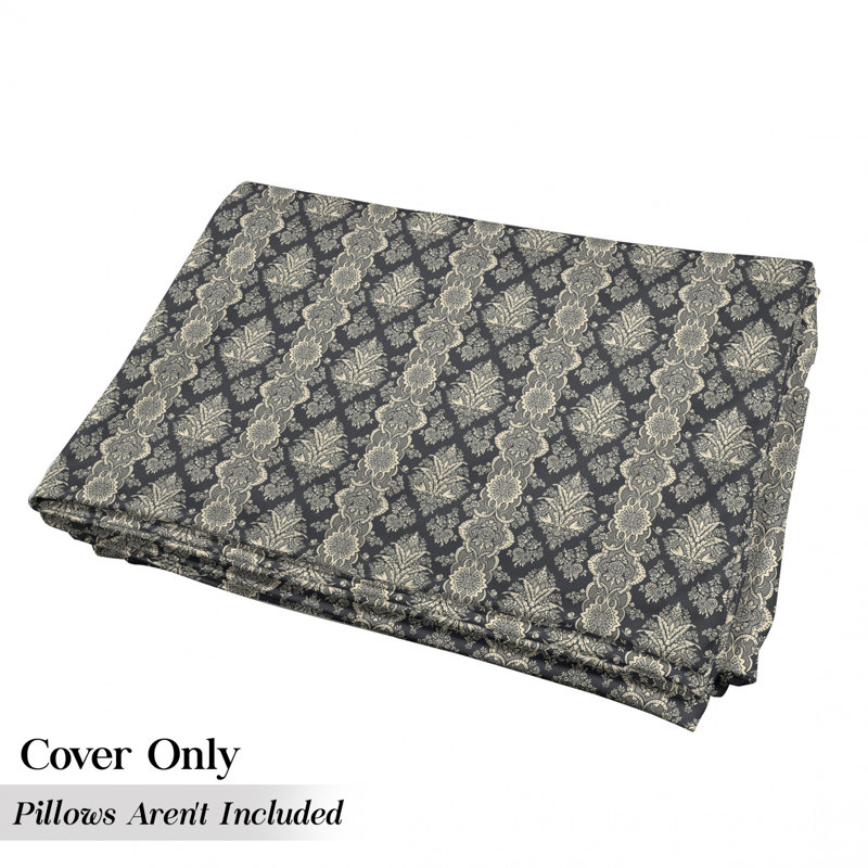 Housse de coussin d'extérieur Victorian Baroque, H 2 po x l 36 po x P 88 po