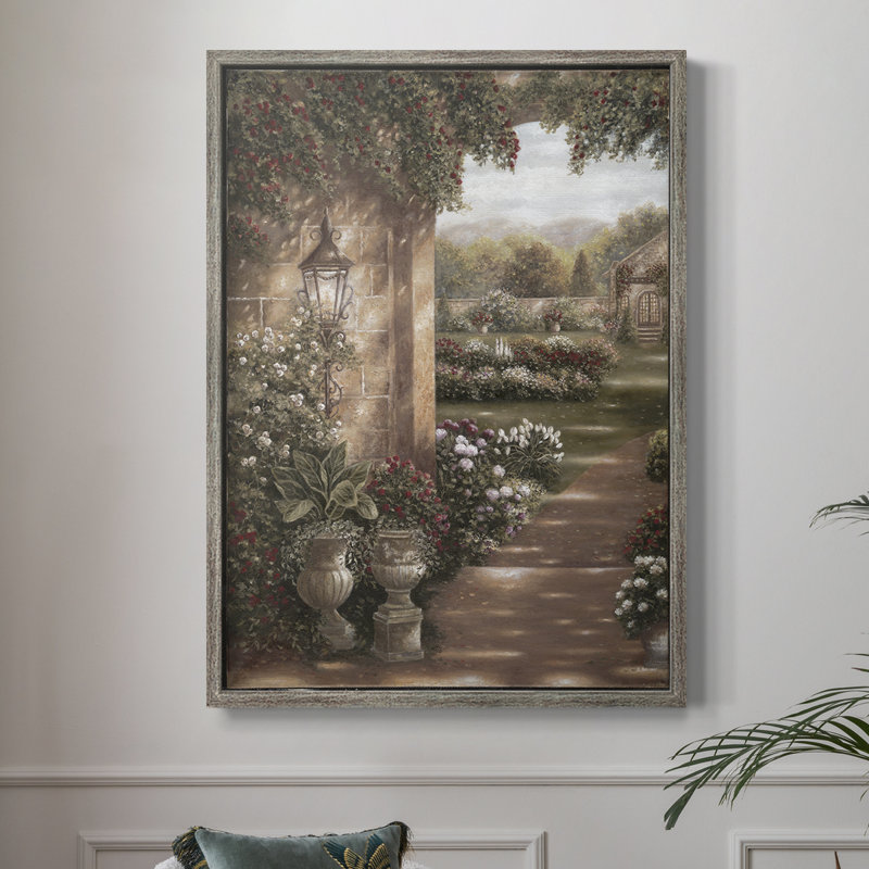 «Evening in the conservator», reproduction encadrée - bois massif, H 11 po x l 9 po
