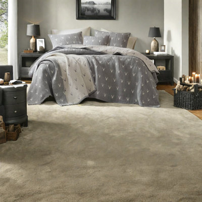 Ensemble de literie Rustic Elegance, matériau en polyester, conception réversible confortable pour la décoration intérieure
