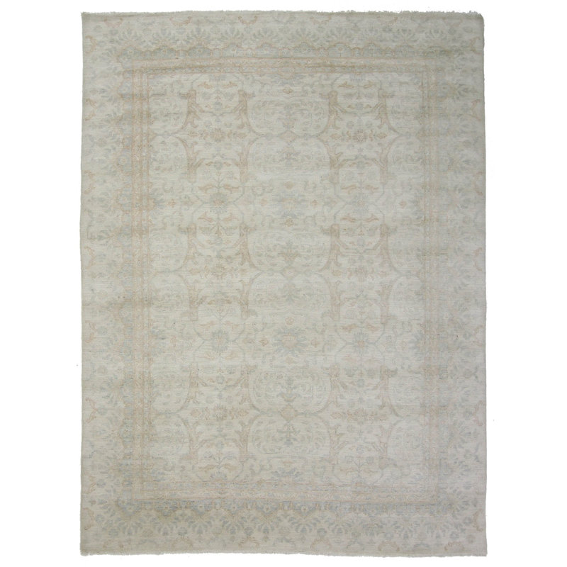Davey Hand Knotted 8x10 Beige Rug