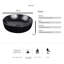 Meuble-lavabo simple 30 po avec lavabo sur pied Farmhouse-1532476047