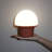 Portobello 6.6" Water-Resistant USB-C Rechargeable Red LED Table Lamp – Portable, Indoor/Outdoor, 3-Way Dimmable-110698089