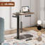 Adjustable Overbed Bedside Table Pneumatic Adjustable Height Laptop Computer with Tray-827242795