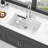 White 30X19" Quartz Undermount Workstation Kitchen Sink, Non - Scratch Surface, Reduces Dirt Build Up, Comes With Bottom Grid & Strainers White, 30X19", Quartz, Workstation, Thick, Smooth, Grid,-121629069