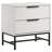 Donati 2-drawer Nightstand Bedside Table White