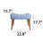 Kahmiah Polyester Upholstered Bench-835859050