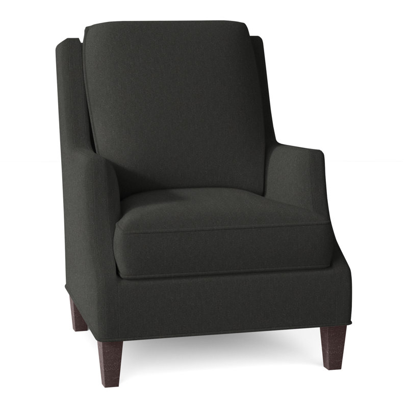 Savannah Armchair, Montego Bay, Perigold Piccadilly Stripe Ash