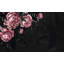 Papier peint amovible avec fleurs et pivoines foncées-986187379