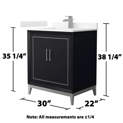 Ensemble de meuble-lavabo simple 30 po Marlena
