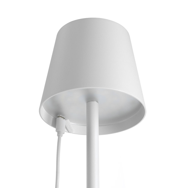 Metal USB Novelty Lamp, White