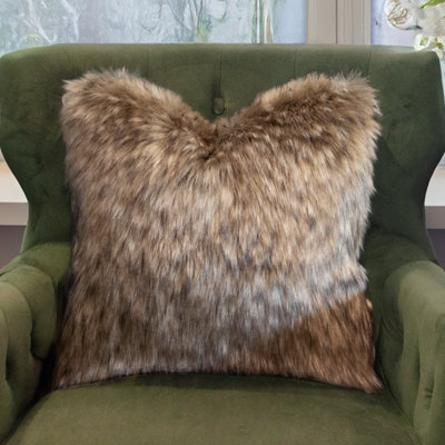 Coussin en fausse fourrure simple face Thomas Collection®