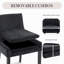 Chaise d'appoint rembourrée en velours côtelé Demarrion-1835431193