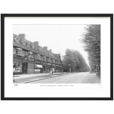 Little Chalfont, Cokes Lane C1955 by Francis Frith - Single Picture Frame Print