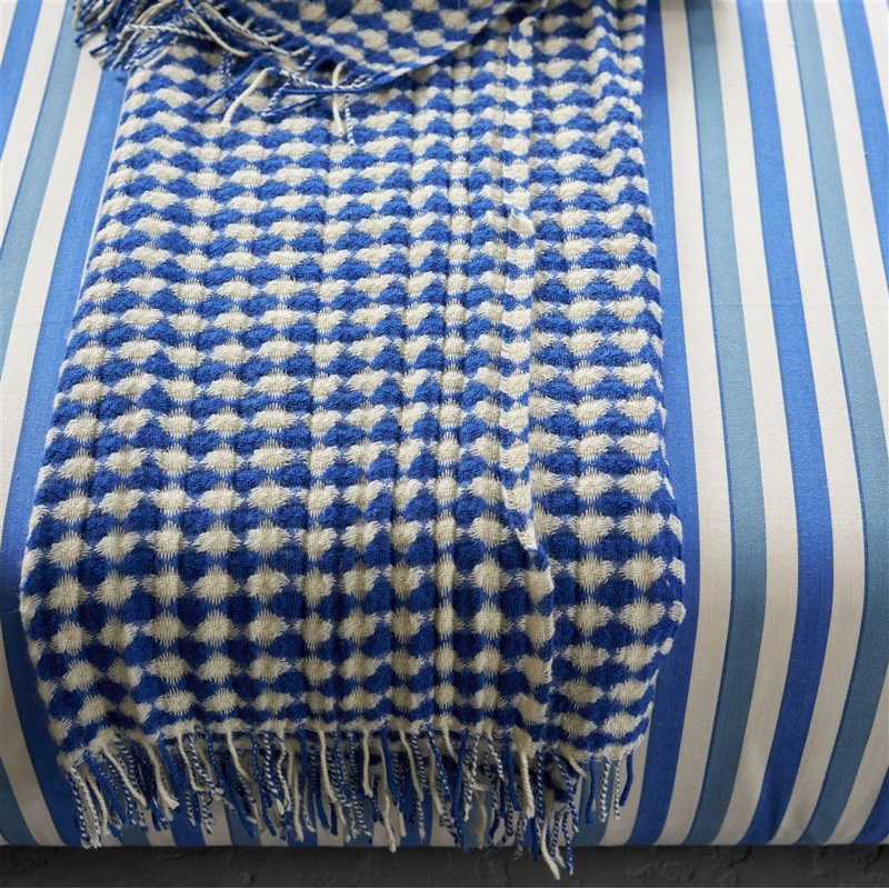 Landowne Cobalt Throw 