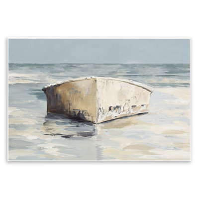 Abandoned Boat Hull Wall Plaque Art by Patricia Pinto