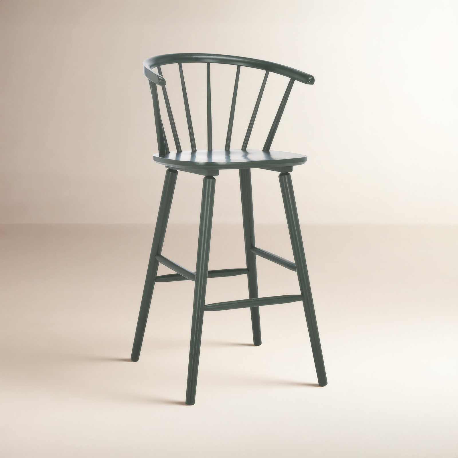 Sheffield Bar and Counter Stool, Bar Stool (29" Seat Height), Garden Green