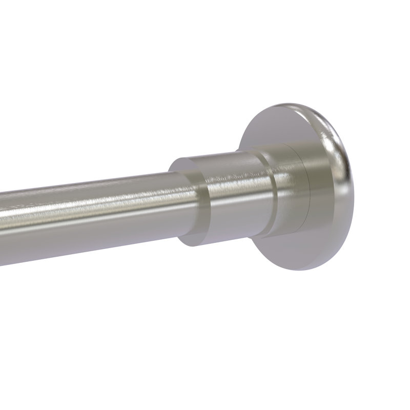 Écusson de rideau de douche Goble, Nickel satiné