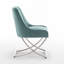 Chaise d'appoint rembourrée en velours Elian-101444857-122883345