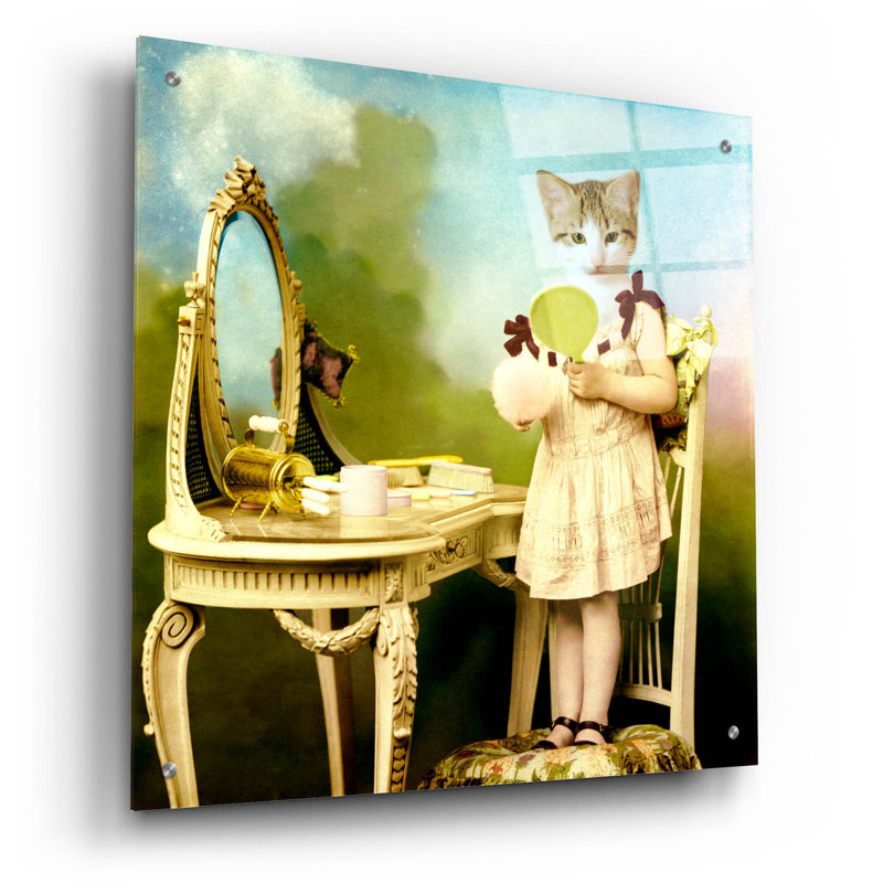 «The Impersonator» par Martine Roch, H 24 po x l 24 po x P 0,2 po