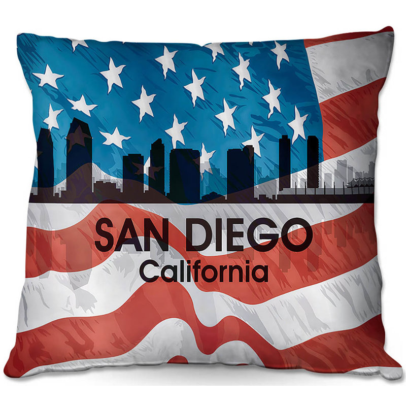 Coussin décoratif à las las vegas de la canapé city vi las vegas, 16 po x 1 po, Las Vegas, Nevada