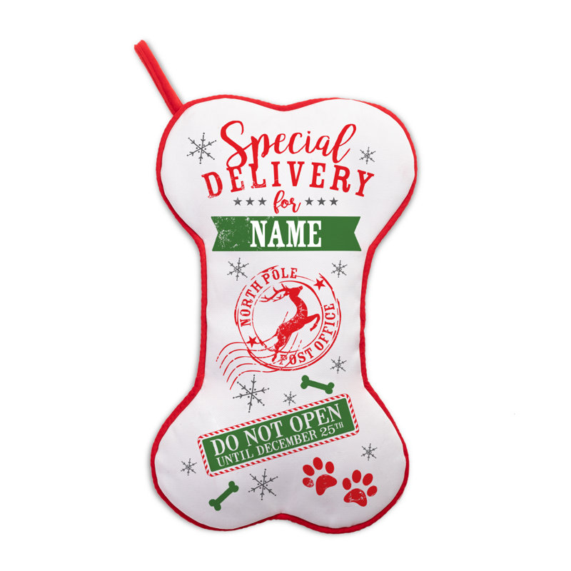Personalized Bone Shape Stocking, Yes