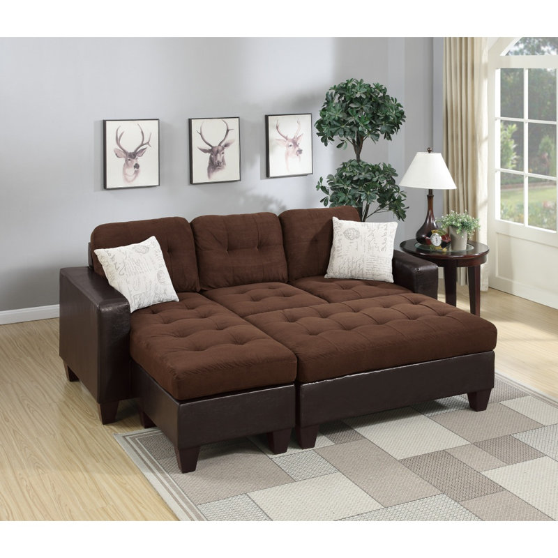 Canapé modulaire réversible 3 pièces Searsboro