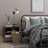 Annariitta 1-Light Industrial Wall Lamp with Antique Brass Finish for Bedroom Reading