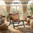 Modern Boho Accent Chair-Scandinavian Lounge Chair for Ultimate Comfort and Style-300990663
