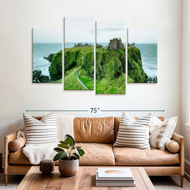 Lilie Dunnottar Castle, H 42 po x l 68 po