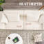 Makassar 89.37'' Sofa with Square Armrests-816851484