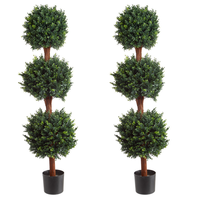 Ensemble de deux arbres artificiels Hedyotis Primrue